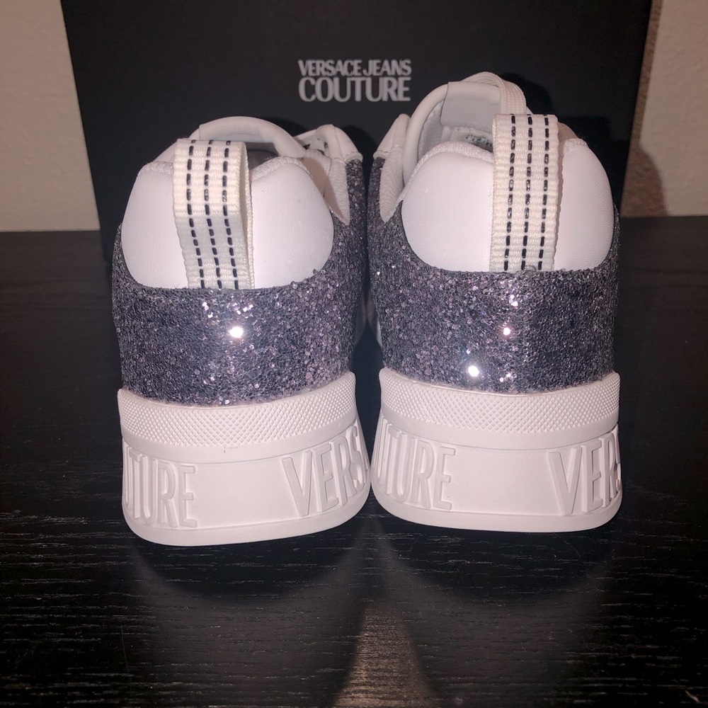 Versace Jeans Couture Sparkling Lace Up Sneakers - Picture 3 of 9